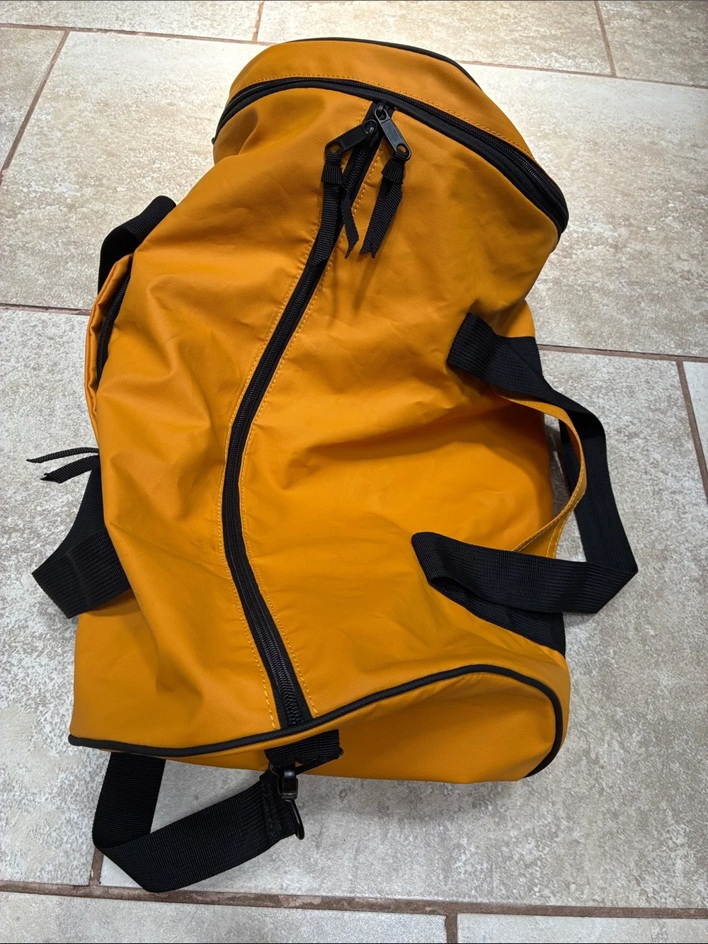 Pajar Men's Orange Duffel Bag with Black Straps